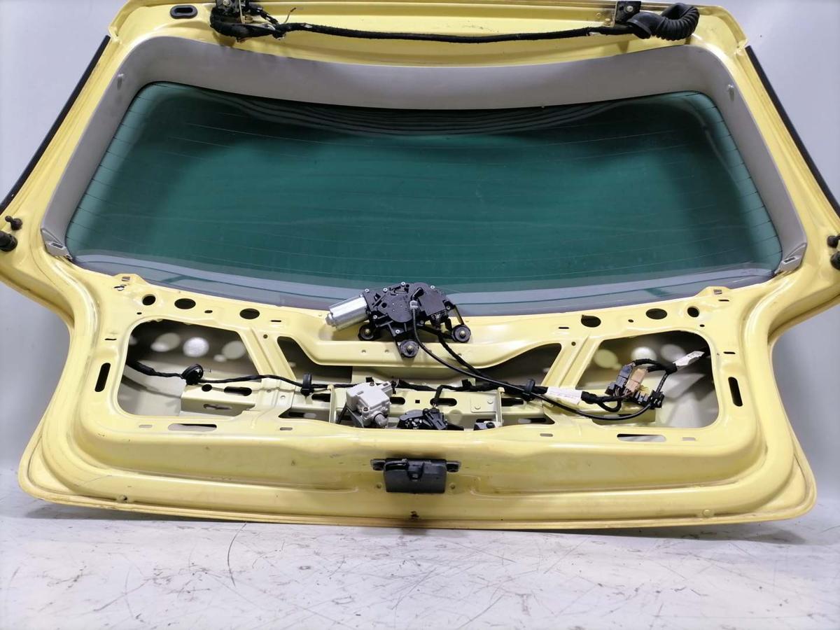 VW Polo 9N3 Bj.2007 original Heckklappe mit Heckscheibe LB1B Sunflower Yellow